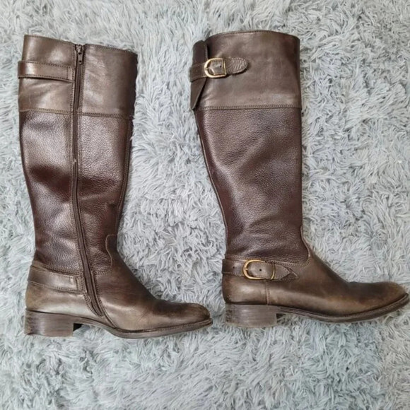 Aldo‎ Brown Leather Boots - Size 7 - Picture 3 of 10